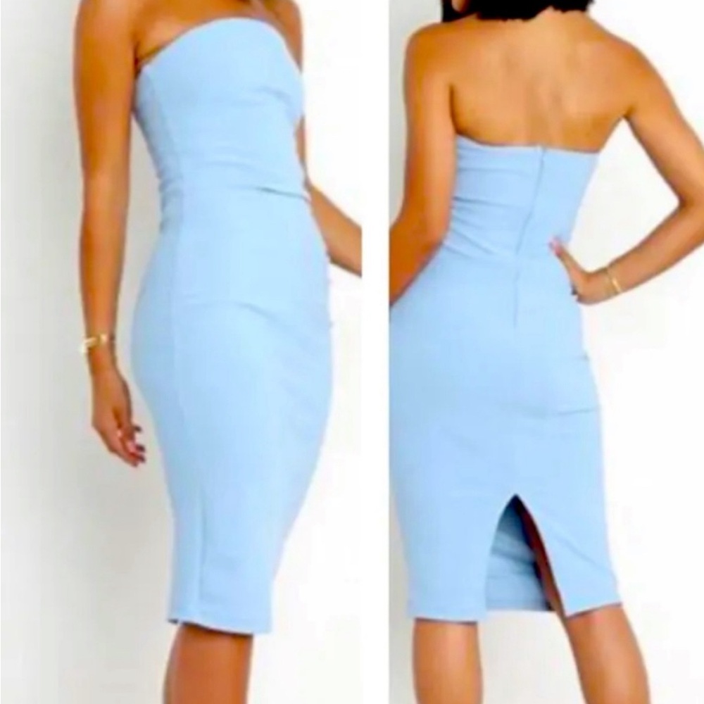 Petal & Pup Whitehaven Blue Midi Dress